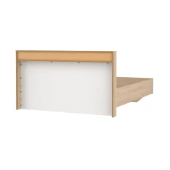 Letto matrimoniale rovere e bianco 169x216cm - Rose