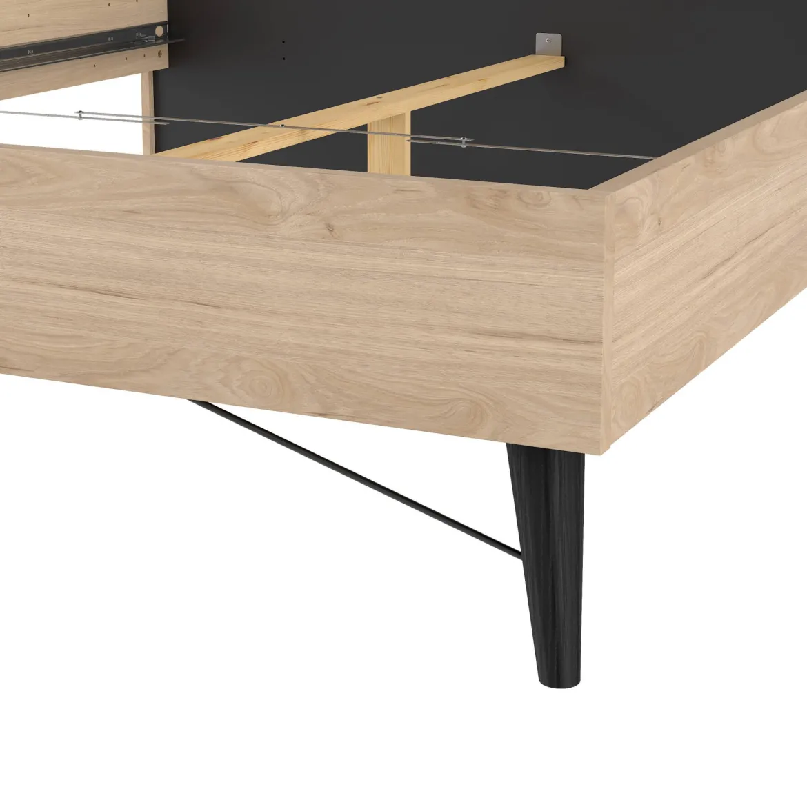 Letto matrimoniale rovere 172x206cm classico - Marche