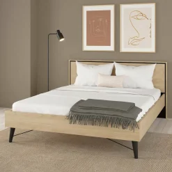 Letto matrimoniale rovere 192x206cm - Ghebbo