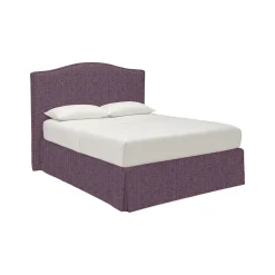 Letto Matrimoniale Viola Lilla Sfoderabile Contenitore, Dimensione Materasso 160x190 cm - Turania