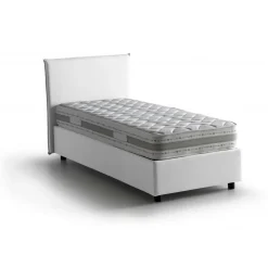Letto 1 piazza contenitore bianco 95x205cm comfort - Astor