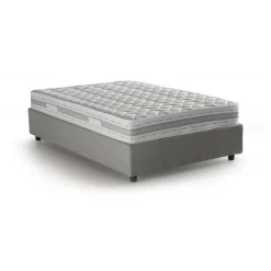 Letto piazza e mezza Abici, con materasso Cm 120x200 incluso, Grigio