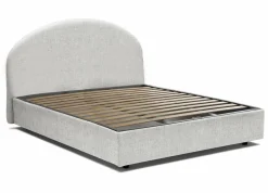 Letto piazza e mezza Akis, adatto per materasso Cm 120x190, Bianco
