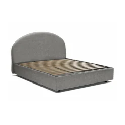 Letto piazza e mezza Akis, adatto per materasso Cm 120x190, Grigio