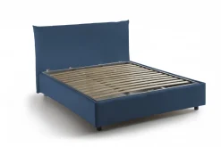 Letto piazza e mezza Amorino, adatto per materasso Cm 120x190, Blu