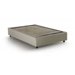 Letto piazza e mezza Andla, adatto per materasso Cm 120x200, Beige