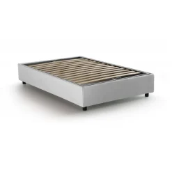 Letto piazza e mezza Andla, adatto per materasso Cm 120x200, Bianco