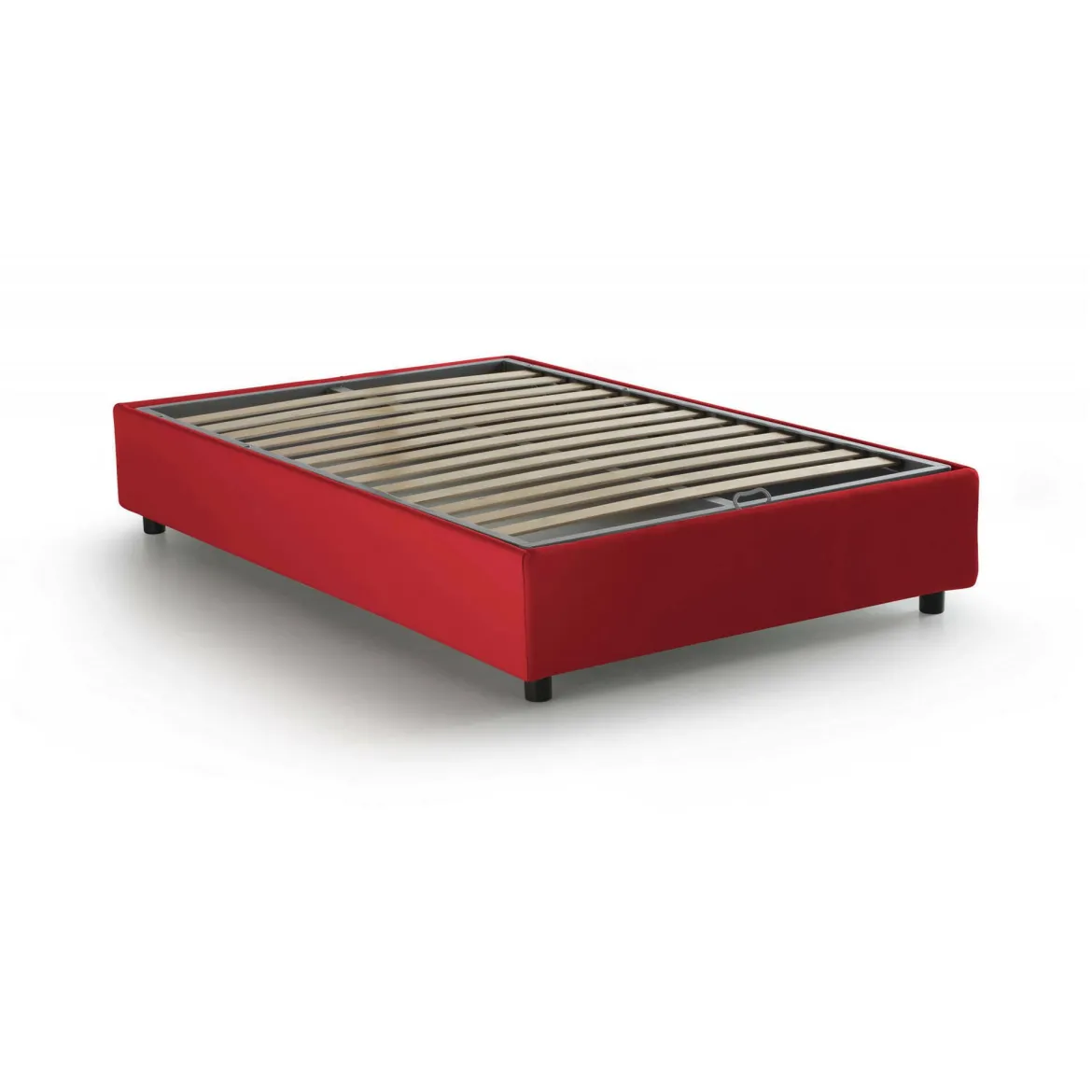 Letto piazza e mezza Ariba, adatto per materasso Cm 120x190, Tortora