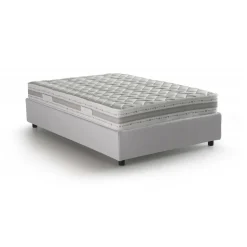 Letto piazza e mezza Arnoldi, con materasso Cm 120x200 incluso, Bianco