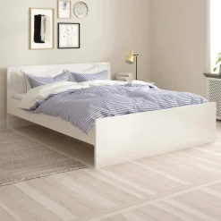 Letto piazza e mezza Bolaven, 207x166 h80 cm, Bianco