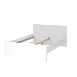 Letto piazza e mezza Bora, 146x207 h80 cm, Bianco
