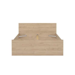 Letto piazza e mezza Gustava, 197x146 h80 cm, Rovere