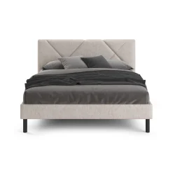 Letto piazza e mezza Hemera, 120x190 cm, Beige