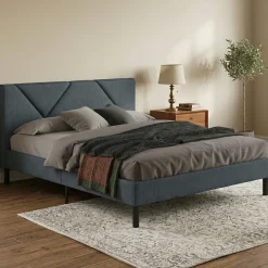 Letto piazza e mezza Hemera, 120x190 cm, Blu