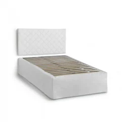 Letto piazza e mezza Opale, Cm 120x190, Tortora