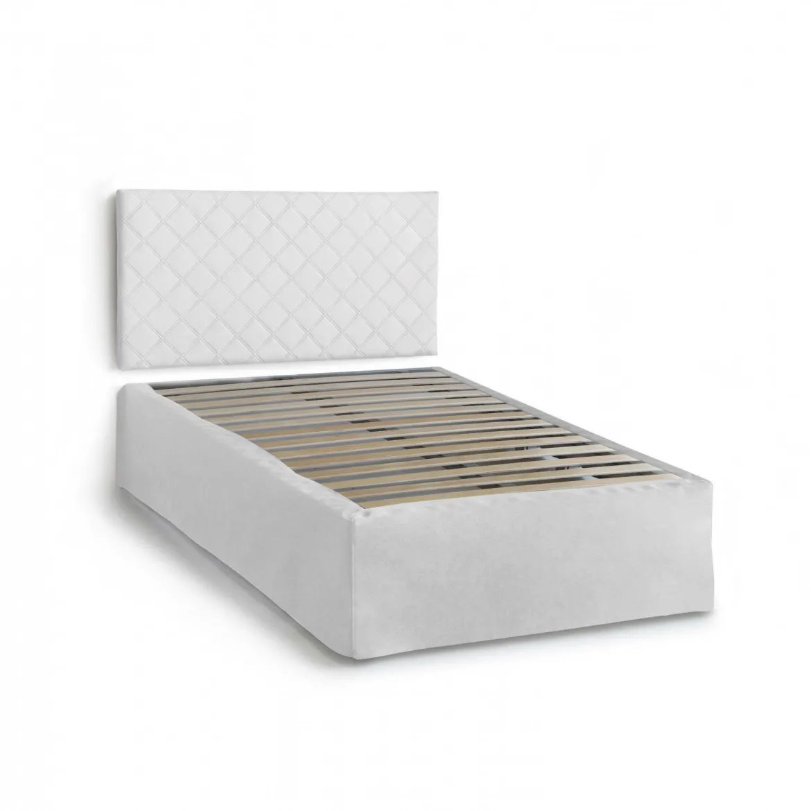 Letto piazza e mezza Opale, Cm 120x190, Tortora