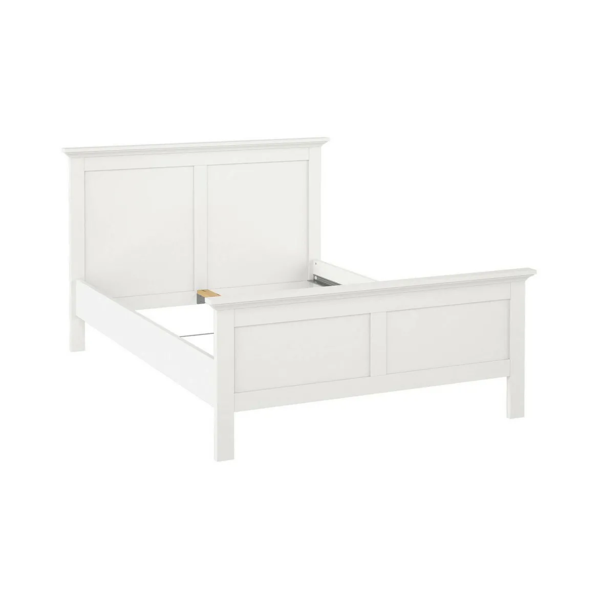 Letto piazza e mezza Phanfone, 158x201 h110 cm, Grigio