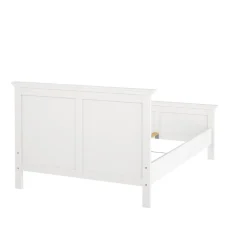 Letto piazza e mezza Umbert, 158x211 h110 cm, Bianco
