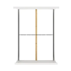 Letto piazza e mezza Umbert, 158x211 h110 cm, Bianco