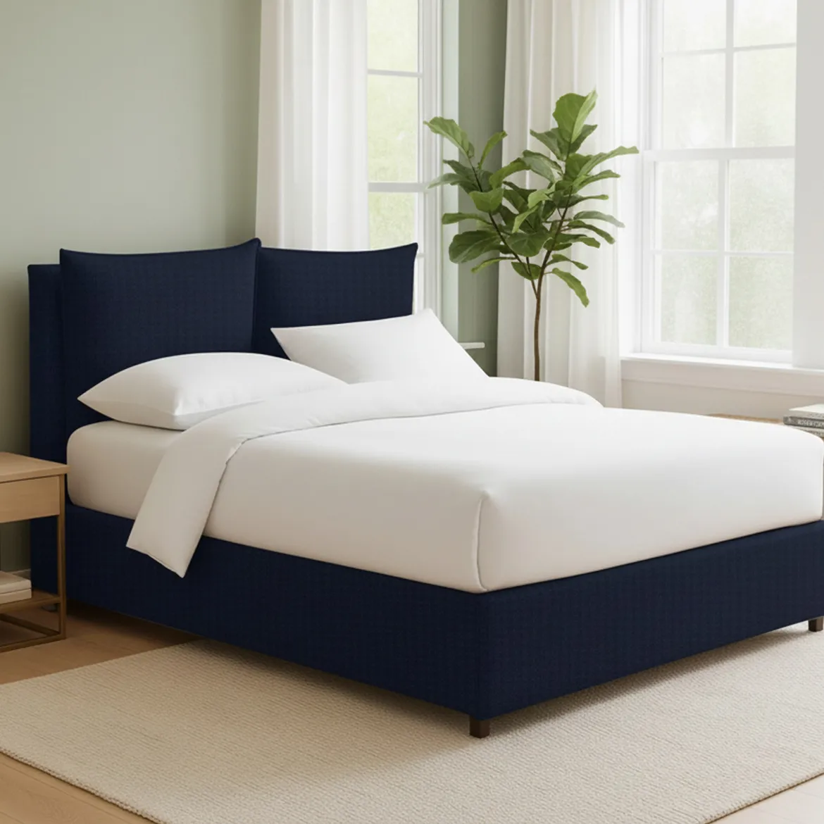 Letto Piazza e Mezza Viola Scuro Sfoderabile Contenitore, Dimensione Materasso 120x200 cm - Marmora