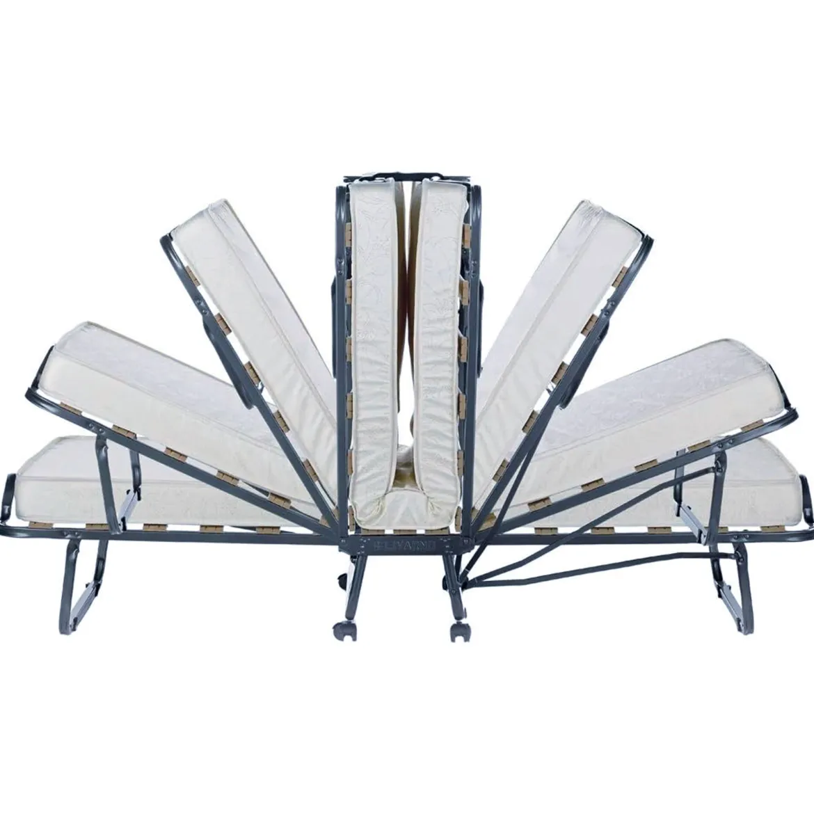 Letto 1 piazza pieghevole 190x80cm bianco - Ace