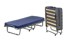 Letto 1 piazza pieghevole 200x80cm blu - Citrino