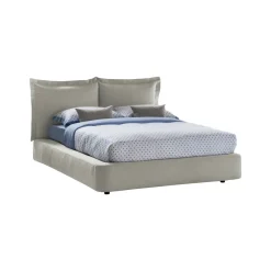 Letto 2 piazze con contenitore beige 180x220cm - Adi