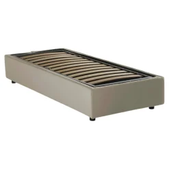 Letto 1 posto con contenitore bianco 95x205 - Egle
