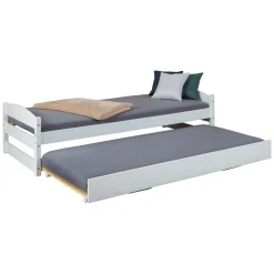 Letto Singolo Bianco Contenitore Singolo, - Granze