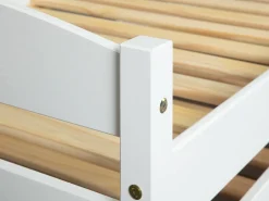 Letto Singolo Bianco Contenitore Singolo, - Granze