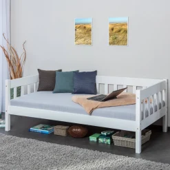 Letto Singolo Bianco Singolo, - Nobili