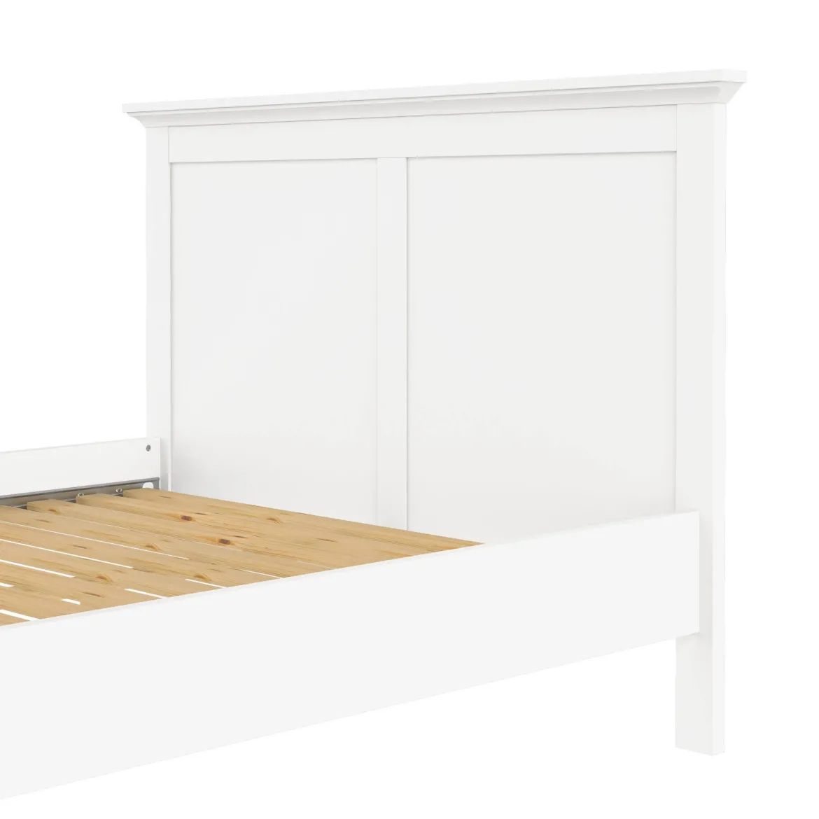 Letto singolo bianco 158x200cm rete inclusa - Arcevia