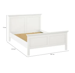 Letto singolo bianco 158x210cm rete inclusa - Clan