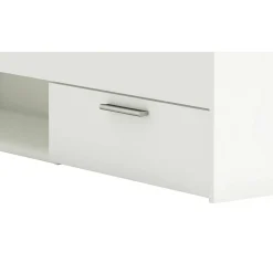 Letto singolo economico bianco opaco 94x204cm adatto per materasso 200x90 cm - Zone