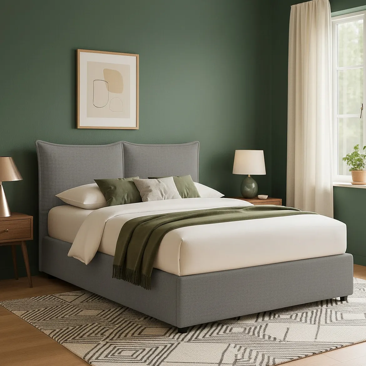 Letto Singolo Grigio Cenere Sfoderabile Contenitore, Dimensione Materasso 90x200 cm - Maccagno