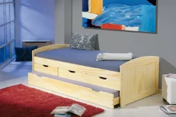 Letto Singolo Marrone Rovere Contenitore Dimensione Materasso 90x200 cm, Singolo - Tavullia