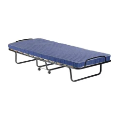 Letto singolo pieghevole rete inclusa 200x80cm blu - Ascea