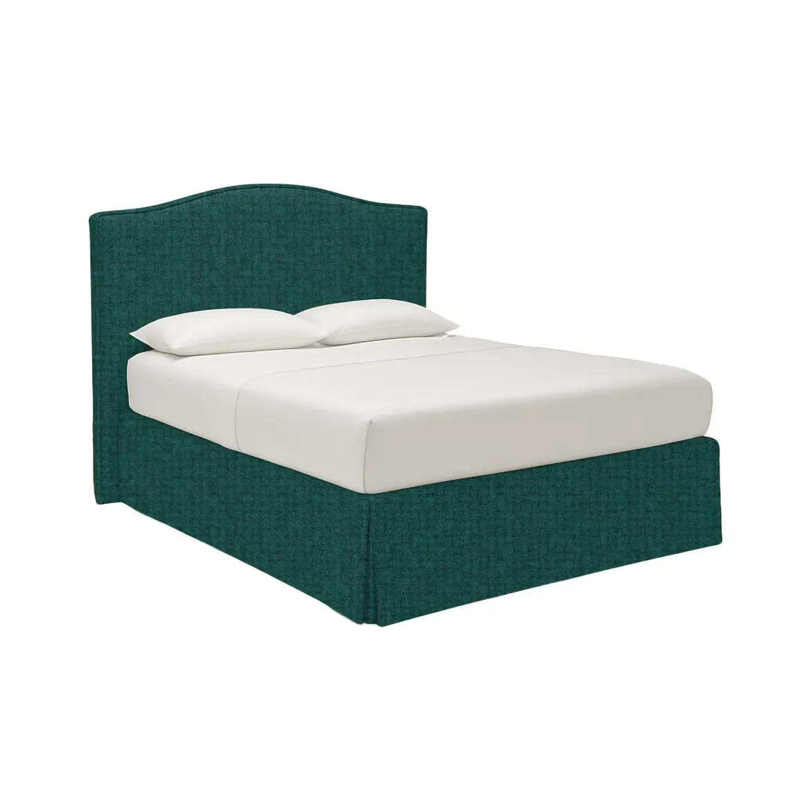 Letto Singolo Verde Petrolio Sfoderabile Contenitore, Dimensione Materasso 90x200 cm - Copparo