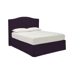 Letto Singolo Viola Sfoderabile Contenitore, Dimensione Materasso 90x200 cm - Copparo