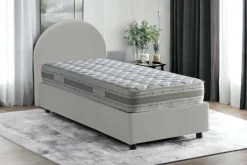 Letto una piazza contenitore bianco 95x205cm moderno - Aglie