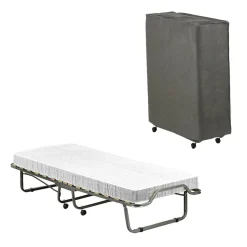 Letto una piazza pieghevole 190x80cm bianco - Ace