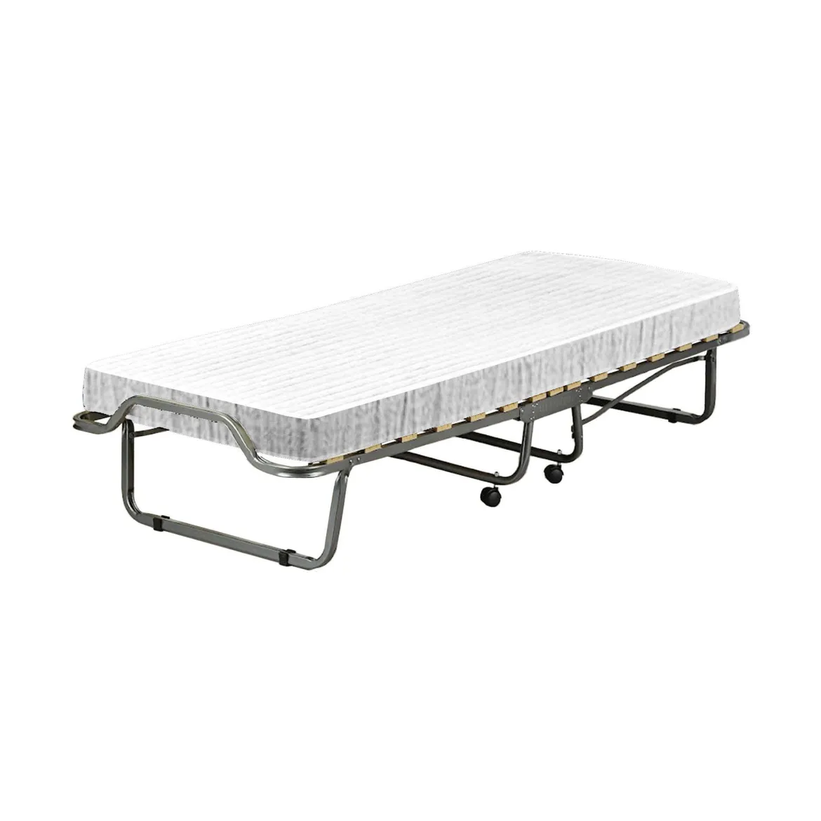 Letto una piazza pieghevole 190x80cm bianco - Ace