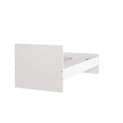 Letto un posto bianco 96x196cm adatto per materasso 90x190 cm - Assar