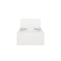 Letto un posto bianco 96x196cm adatto per materasso 90x190 cm - Assar