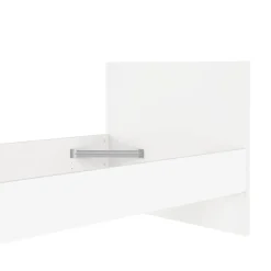 Letto un posto bianco 96x196cm adatto per materasso 90x190 cm - Assar