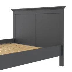 Letto un posto grigio 158x210cm rete inclusa - Clan