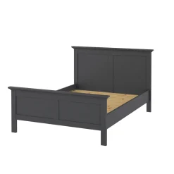 Letto un posto grigio 158x210cm rete inclusa - Clan