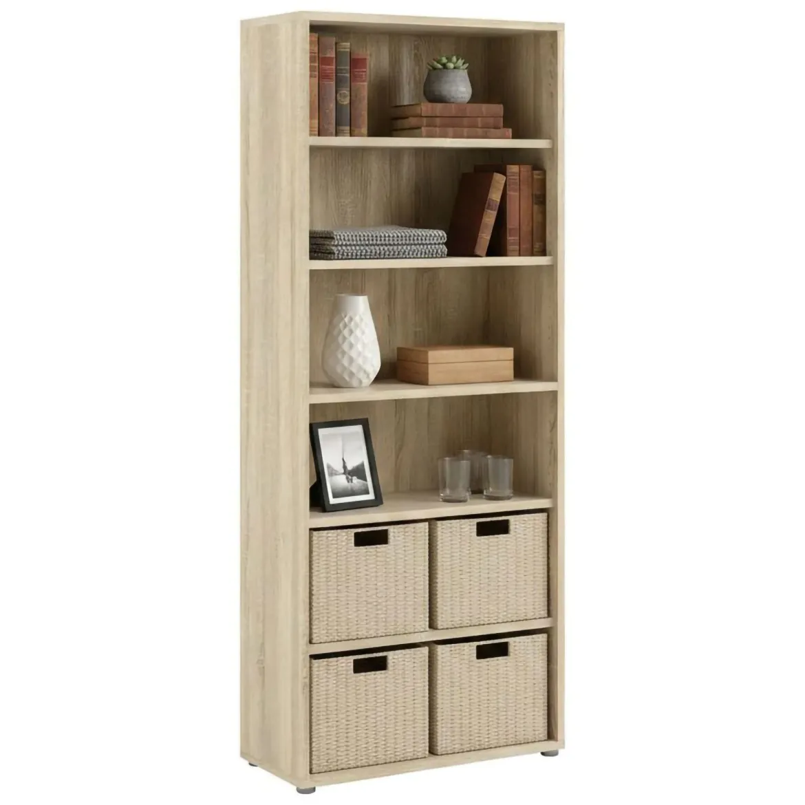 Libreria alta in legno 89x221h cm - Armon