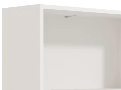 Libreria Bianco Opaco 5 Ripiani Installazione a Terra 70x24.5x211.5h cm, Sfumatura Colore Struttura Opaco - Pramollo