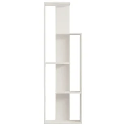 Libreria Bianco 3 Ripiani Installazione Libera 62x24x90h cm, Struttura Verticale - Pigna